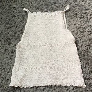 Tight Fitting White Tank Top